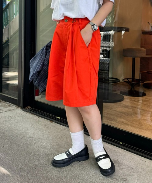 maatee&sons グルカショートパンツ　サイズ3 オレンジ　新品未使用 maatee&sons グルカショートパンツ サイズ3 オレンジ 新品未使用