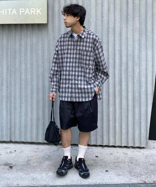 SOUNDSGOOOOD（サウンズグッド）の「【SOUNDS GOOOOD / サウンズグッド】グルカチノワイドショートパンツ（チノパンツ・レディース・ミント/オレンジ/ベージュ/ブラック・ONE SIZE）」の16枚目の写真