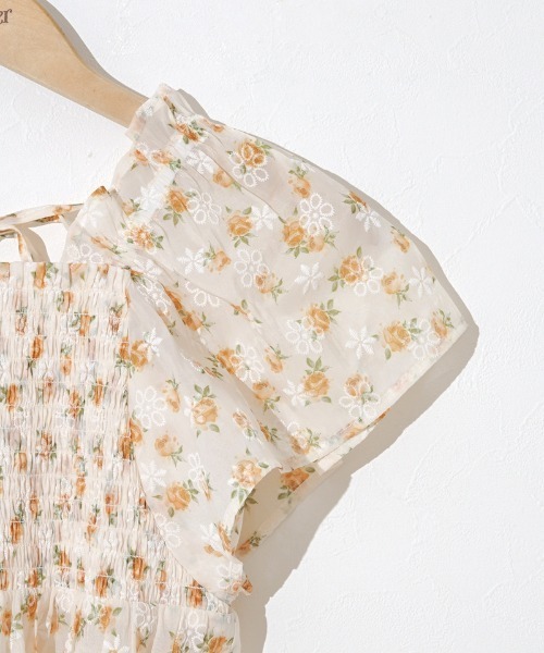 flower（フラワー）の「ハピネスフラワートップ（シャツ/ブラウス・レディース・パープル/イエロー・FREE）」の8枚目の写真