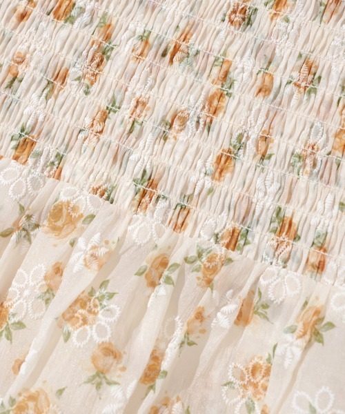 flower（フラワー）の「ハピネスフラワートップ（シャツ/ブラウス・レディース・パープル/イエロー・FREE）」の9枚目の写真