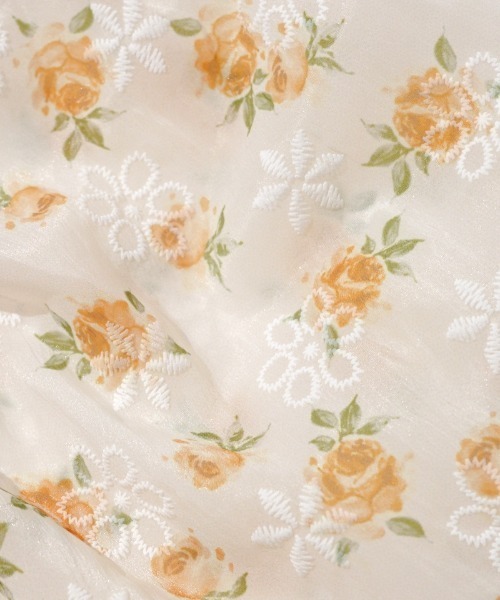 flower（フラワー）の「ハピネスフラワートップ（シャツ/ブラウス・レディース・パープル/イエロー・FREE）」の5枚目の写真