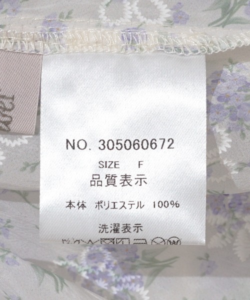 flower（フラワー）の「ハピネスフラワートップ（シャツ/ブラウス・レディース・パープル/イエロー・FREE）」の6枚目の写真