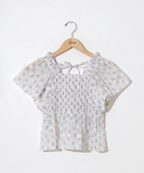 flower（フラワー）の「ハピネスフラワートップ（シャツ/ブラウス・レディース・パープル/イエロー・FREE）」の22枚目の写真