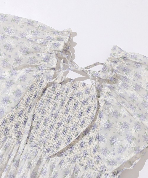 flower（フラワー）の「ハピネスフラワートップ（シャツ/ブラウス・レディース・パープル/イエロー・FREE）」の13枚目の写真