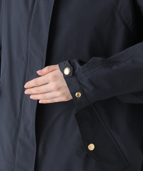 IENA(イエナ)の「【WOOLRICH/ウールリッチ】ANORAK コート(その他アウター・レディース・ネイビー/アイボリー・FREE)」の10枚目の写真