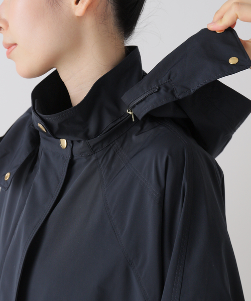 IENA(イエナ)の「【WOOLRICH/ウールリッチ】ANORAK コート(その他アウター・レディース・ネイビー/アイボリー・FREE)」の13枚目の写真