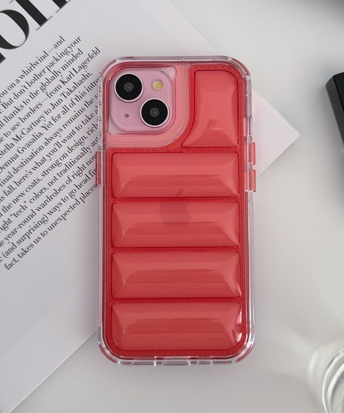 ダウンクリアケース iPhoneケース スマホケース iPhone15 14 13