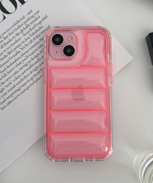 ダウンクリアケース iPhoneケース スマホケース iPhone15 14 13