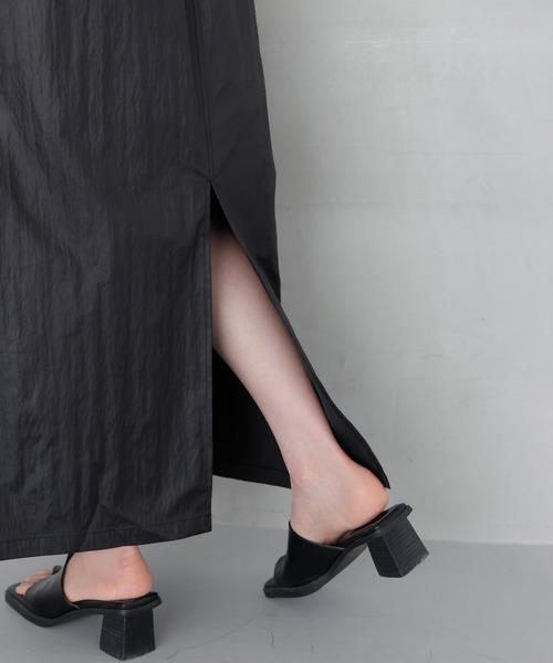 LIAN（リアン）の「マルチWAYフリルナロースカート（スカート・レディース・アイボリー/ブラック/チャコールグレー・FREE）」の12枚目の写真