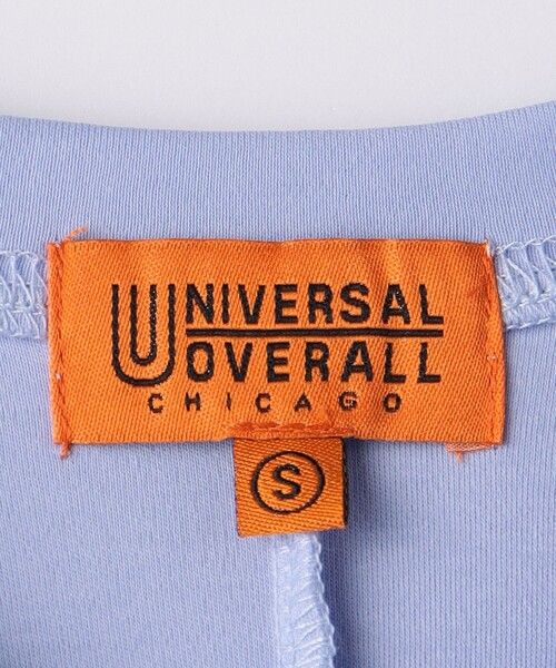 UNIVERSAL OVERALL（ユニバーサルオーバーオール）の「【別注】＜UNIVERSAL OVERALL＞TJ EX ギャザースリーブ ワンピース / キッズ  100cm-130cm（ワンピース・キッズ・ライラック/ライム・XS(100-110cm)/S(120-130cm)）」の4枚目の写真