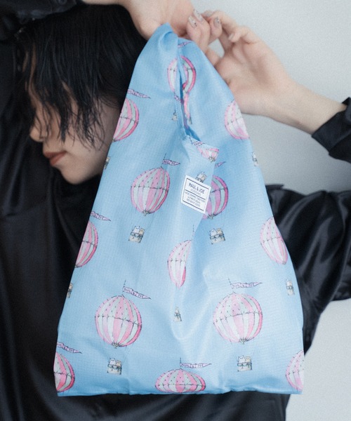 PAUL & JOE ACCESSOIRES(ポールアンドジョーアクセソワ)の「PAUL & JOE ACCESSOIRES (ポール&ジョーアクセソワ)エコバッグ(S) 専用パッケージ付き PJA-E1131 エコバッグ(エコバッグ/サブバッグ・レディース・ブルー/ブラック/その他/ピンク・FREE)」の3枚目の写真