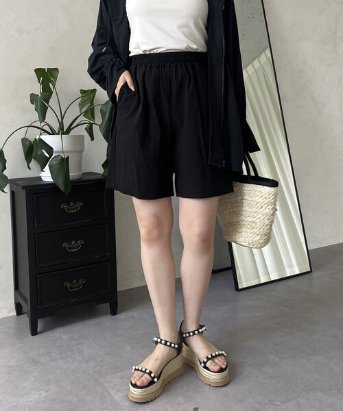 prose verse(プロズヴェール)の「【UVカット】ラッシュガードストレッチショートパンツ(その他パンツ・レディース・ブラック・LARGE/MEDIUM)」の3枚目の写真