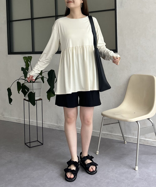 prose verse(プロズヴェール)の「【UVカット】ラッシュガードストレッチショートパンツ(その他パンツ・レディース・ブラック・LARGE/MEDIUM)」の16枚目の写真