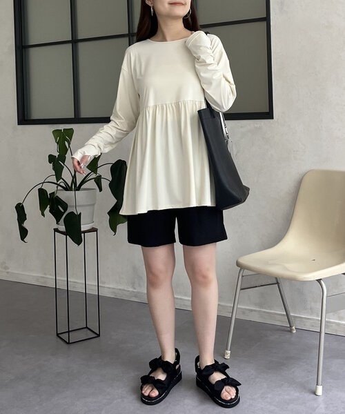 prose verse(プロズヴェール)の「【UVカット】ラッシュガードストレッチショートパンツ(その他パンツ・レディース・ブラック・LARGE/MEDIUM)」の17枚目の写真