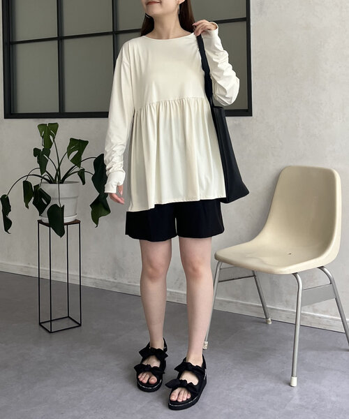 prose verse(プロズヴェール)の「【UVカット】ラッシュガードストレッチショートパンツ(その他パンツ・レディース・ブラック・LARGE/MEDIUM)」の18枚目の写真