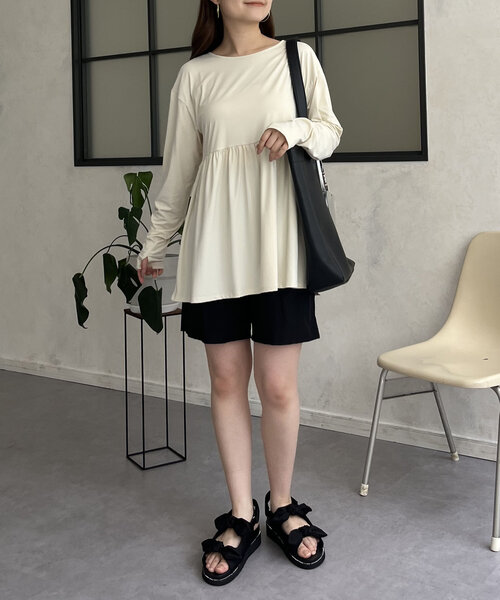 prose verse(プロズヴェール)の「【UVカット】ラッシュガードストレッチショートパンツ(その他パンツ・レディース・ブラック・LARGE/MEDIUM)」の22枚目の写真