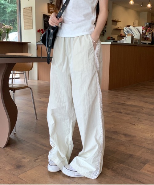 by muni:r（バイ ムニール）の「シースルーレースラインバンディングパンツ（その他パンツ・レディース・アイボリー・FREE）」の11枚目の写真