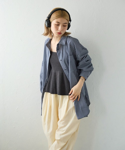 meilmada（メイルマダ）の「ラメニットペプラムキャミソール（キャミソール・レディース・ベージュ/グレー/チャコールグレー・MEDIUM）」の22枚目の写真