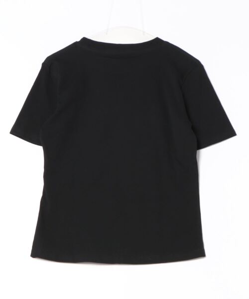 Achic(アシック)の「リンゴ刺しゅう柄Tシャツ(Tシャツ/カットソー・レディース・ブラック/ホワイト・M)」の12枚目の写真