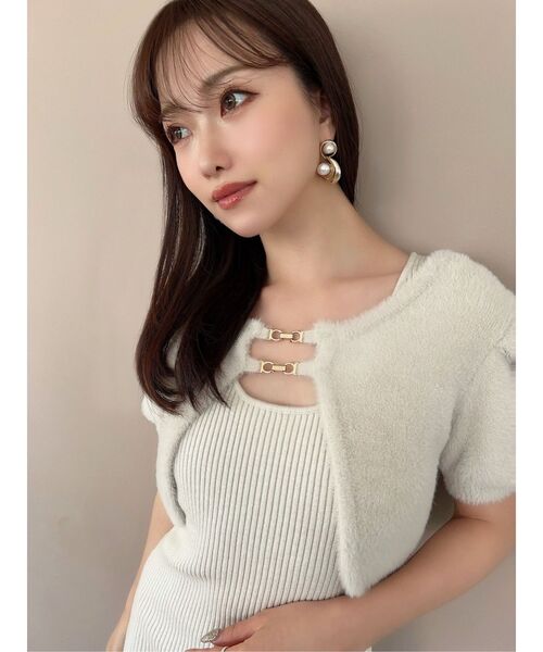 RESEXXY（リゼクシー）の「ダブルパールピアス（ピアス（両耳用）・レディース・ゴールド/シルバー・FREE）」の8枚目の写真