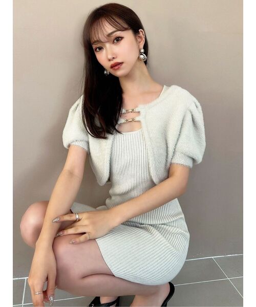 RESEXXY（リゼクシー）の「ダブルパールピアス（ピアス（両耳用）・レディース・ゴールド/シルバー・FREE）」の3枚目の写真