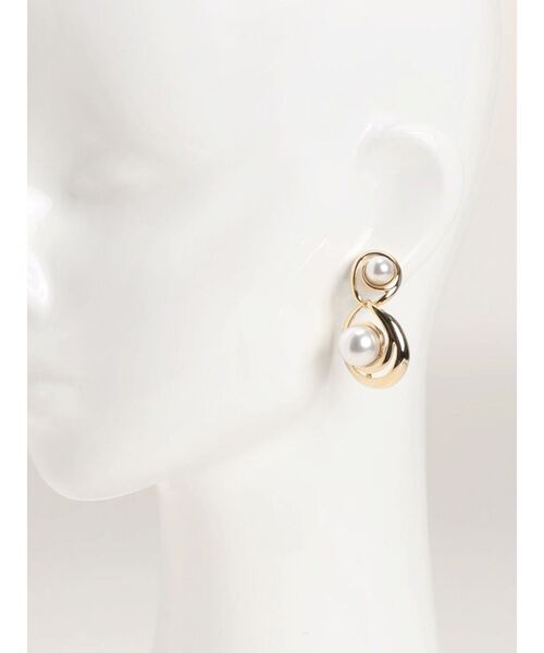RESEXXY（リゼクシー）の「ダブルパールピアス（ピアス（両耳用）・レディース・ゴールド/シルバー・FREE）」の11枚目の写真