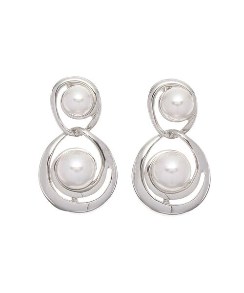 RESEXXY（リゼクシー）の「ダブルパールピアス（ピアス（両耳用）・レディース・ゴールド/シルバー・FREE）」の12枚目の写真