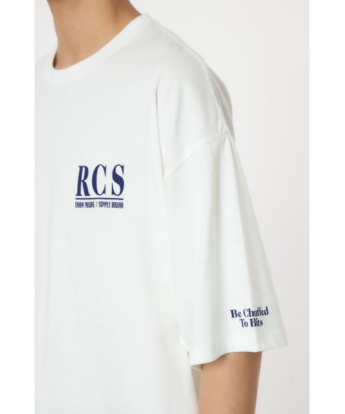 RODEO CROWNS WIDE BOWL(ロデオクラウンズワイドボウル)の「バンダナスターアップリケ Tシャツ(Tシャツ/カットソー・メンズ・ホワイト/レッド/ブラック・MEDIUM/LARGE)」の13枚目の写真