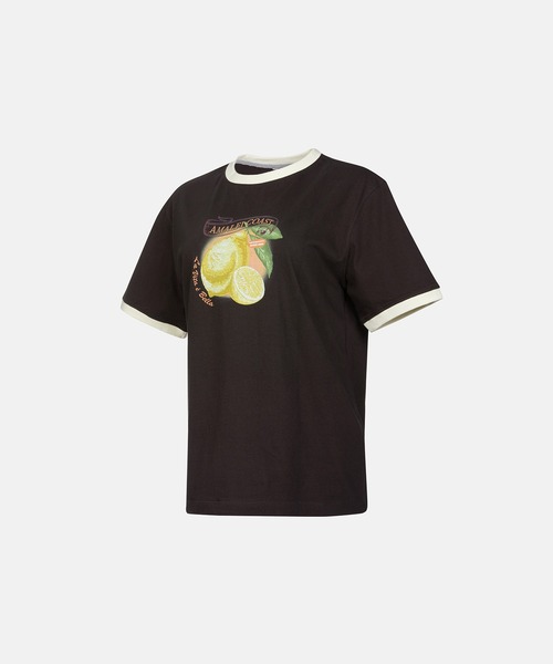 METROCITY（メトロシティ）の「【メトロシティ】レモンプリントTシャツ デザイン 半袖（Tシャツ/カットソー・レディース・グレー/アイボリー・M/L）」の9枚目の写真