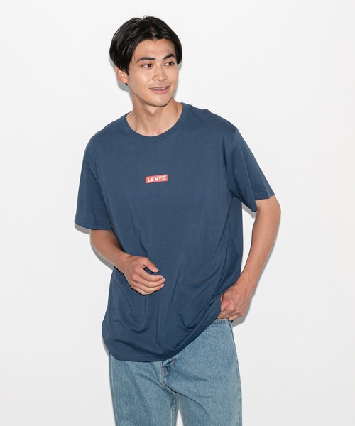 Levi's(リーバイス)の「Levi's/リーバイス リラックスフィット Tシャツ ブルー COWBOY BOXTAB SARGASS(Tシャツ/カットソー・メンズ・ブルー・S/M/L/XL)」の18枚目の写真