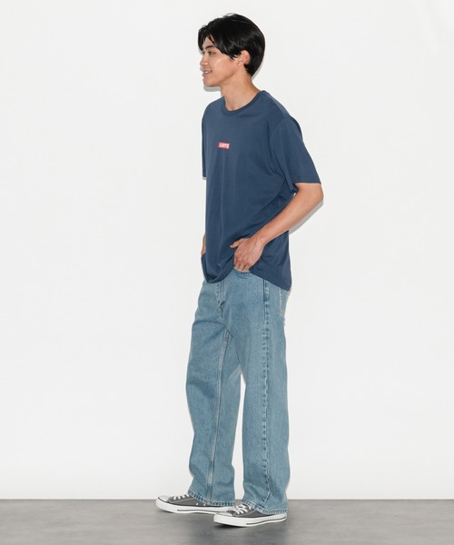 Levi's(リーバイス)の「Levi's/リーバイス リラックスフィット Tシャツ ブルー COWBOY BOXTAB SARGASS(Tシャツ/カットソー・メンズ・ブルー・S/M/L/XL)」の22枚目の写真