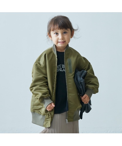 EAST END HIGHLANDERS(イーストエンドハイランダーズ)の「East End Highlanders / MA-1<100-120cm>(ブルゾン・キッズ・ブラック・120)」の5枚目の写真
