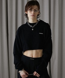 PRANK PROJECT | レースアップショートトップ / Lace-Up Short Top(スウェット)