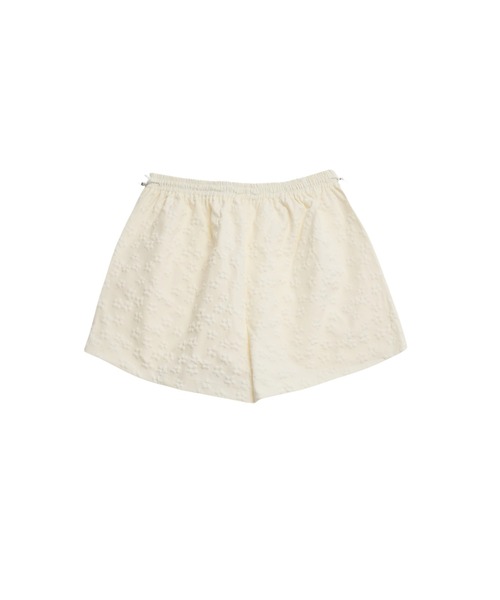 Uenui（ウニュイ）の「【ZOZO限定】フラワー ショート パンツ ウエストゴム アジャスター 花柄（その他パンツ・レディース・ホワイト/ピンク/ブラック・FREE）」の13枚目の写真