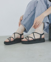 BARRETTA | クロスストラップ厚底サンダル(サンダル)
