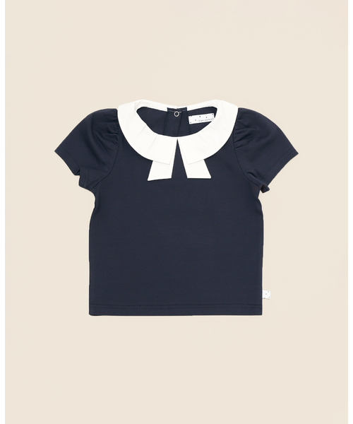 tシャツ リュバンカラー カットソー kids(90cm-140cm) レディース リュバンカラー カットソー kids(90cm-140cm)（Tシャツ