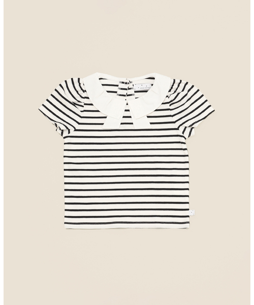 tシャツ リュバンカラー カットソー kids(90cm-140cm) レディース リュバンカラー カットソー kids(90cm-140cm)（Tシャツ