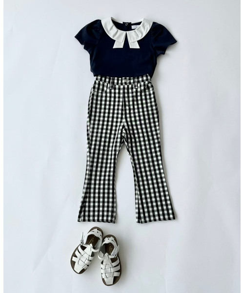 tシャツ リュバンカラー カットソー kids(90cm-140cm) レディース リュバンカラー カットソー kids(90cm-140cm)（Tシャツ