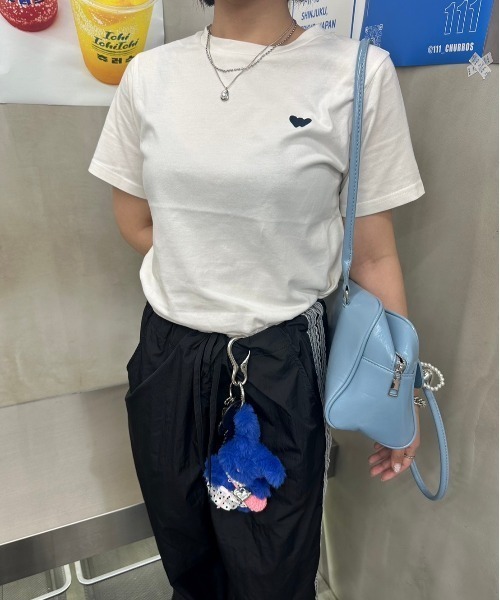 nemne store(ネンネストア)の「【低身長サイズあり】コリアンアソートTシャツ(Tシャツ/カットソー・レディース・ホワイト系その他/レッド/オフホワイト/ライトブルー・SMALL/MEDIUM)」の5枚目の写真