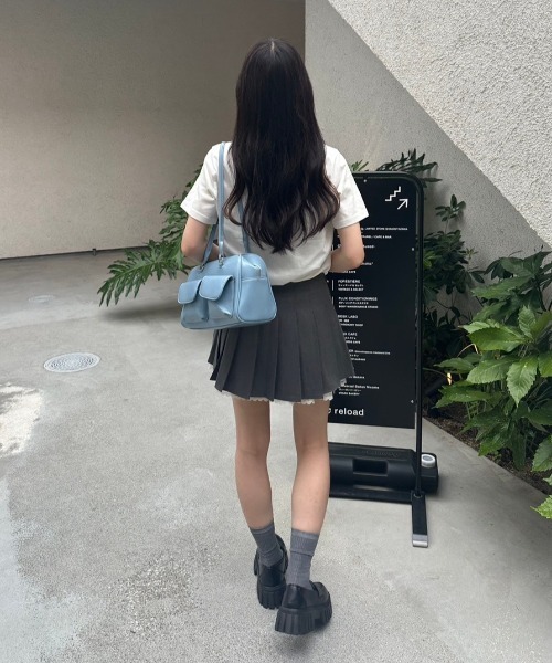 nemne store(ネンネストア)の「【低身長サイズあり】コリアンアソートTシャツ(Tシャツ/カットソー・レディース・ホワイト系その他/レッド/オフホワイト/ライトブルー・SMALL/MEDIUM)」の11枚目の写真