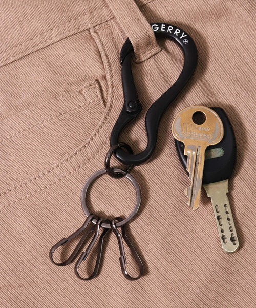 セール】(LF)【GERRY】ブランドロゴ フック カラビナ キーホルダー