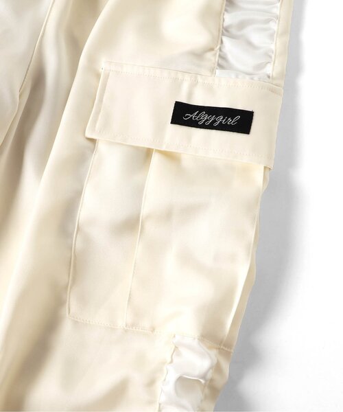 algy（アルジー）の「サテンカーゴパンツ（カーゴパンツ・キッズ・ブラック/アイボリー・XX-SMALL/X-SMALL/SMALL/MEDIUM）」の7枚目の写真