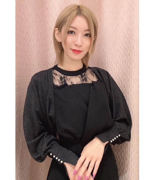Cupid Heart ドレス 「Cupid Heart」結婚式用！ラメレースボレロ