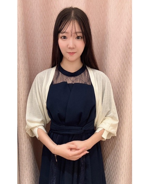 カーディガン 「Cupid Heart」結婚式用！ショート丈ニットボレロ レディース Cupid Heart カーディガン 「Cupid Heart」結婚式用！ショート丈