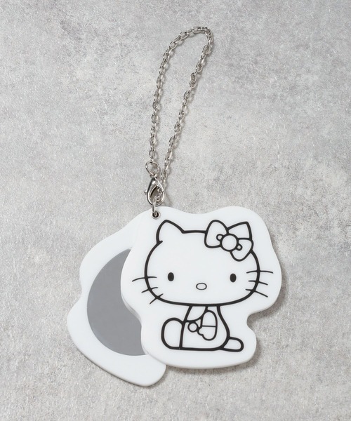 LEPSIM(レプシィム)の「【サンリオキャラクターズ】ダイカットミラー 137445(手鏡/メイクミラー・レディース・レッド/ピンク/グリーン/イエロー・ONE SIZE)」の4枚目の写真