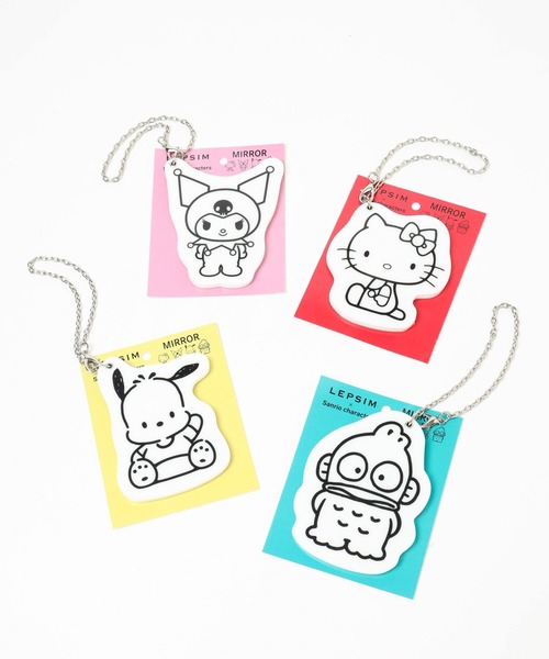 LEPSIM(レプシィム)の「【サンリオキャラクターズ】ダイカットミラー 137445(手鏡/メイクミラー・レディース・レッド/ピンク/グリーン/イエロー・ONE SIZE)」の10枚目の写真