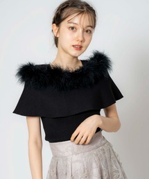 NOELA | フェザートリムニット(ニット/セーター)