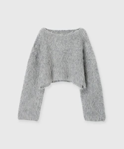 【2日9時まで価格】未使用アニュアンス★スーリーアルパカショートニットプルオーバ USAGI ONLINE限定カラー】スーリーアルパカショートニットプルオーバー