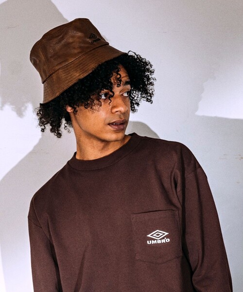 セール】UMBRO/アンブロ SP PU LOGO HAT/別注 刺繍ロゴ バケット