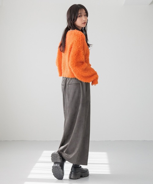 61614432ページ セール】スエードZIPタイトスカート 145793（スカート）｜LOWRYS